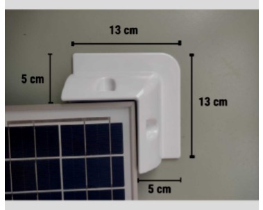RV solar panel mounting 4 corner pieces
